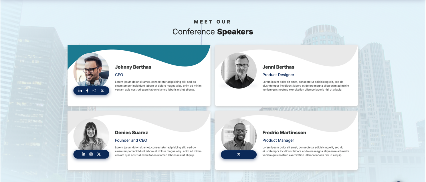 A screenshot of a conference

Description automatically generated